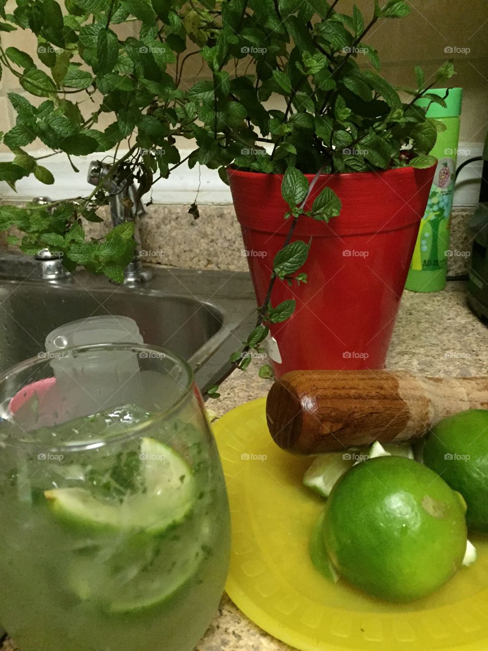 Home made mojito