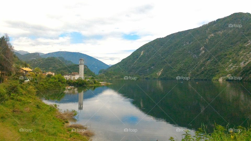 lake view, Arsié Italy
