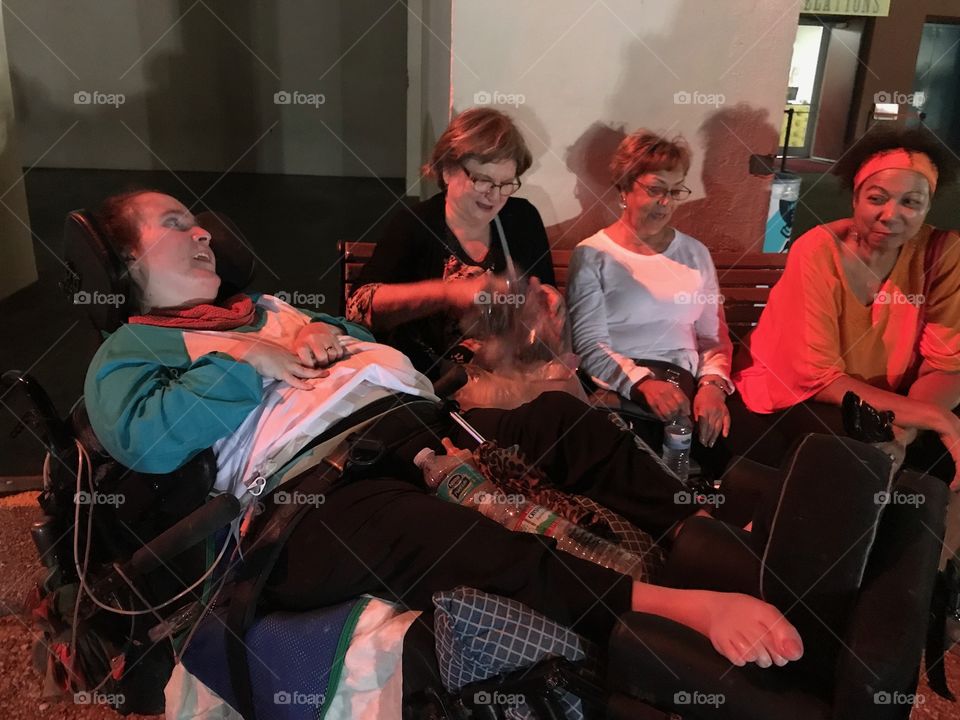 Enjoying The Fireworks 