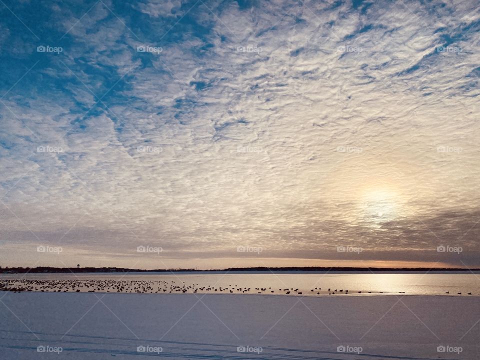 Beautiful calming sky. 