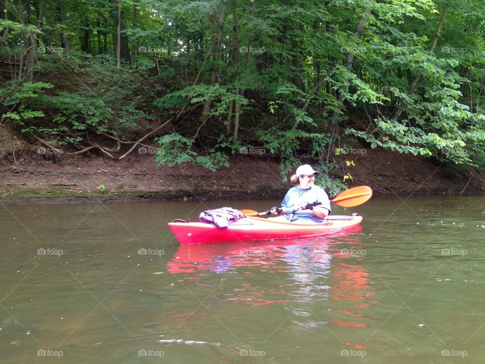 River kayaking
