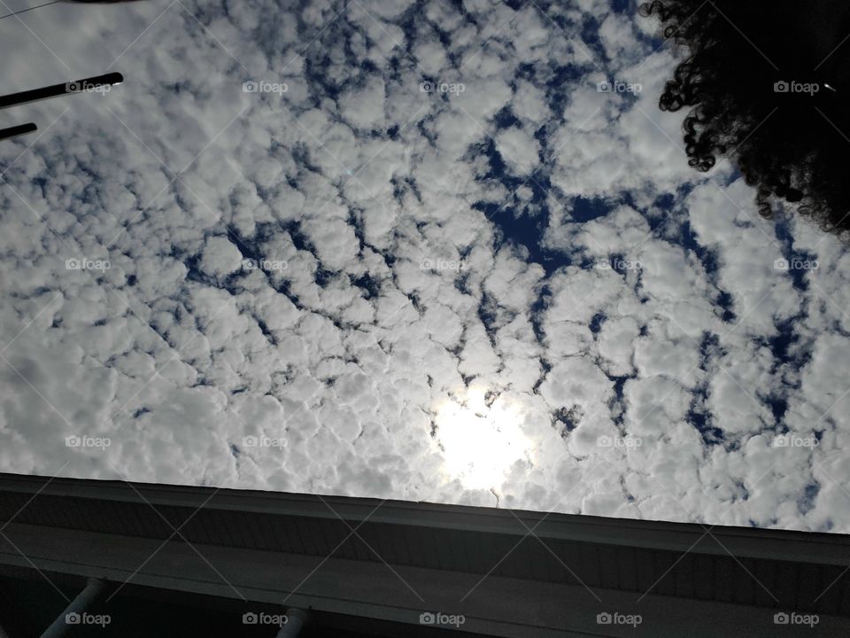 Croppable image of cloudy sky