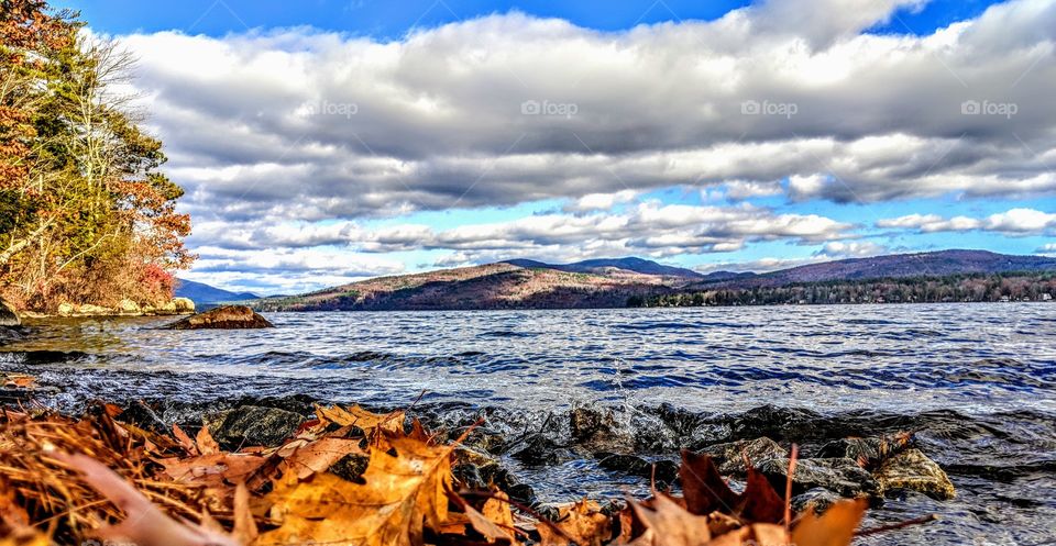 view of the lake