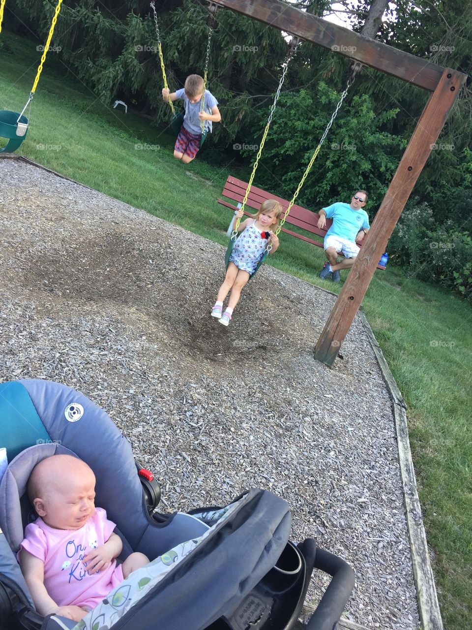 A trip to the park with daddy