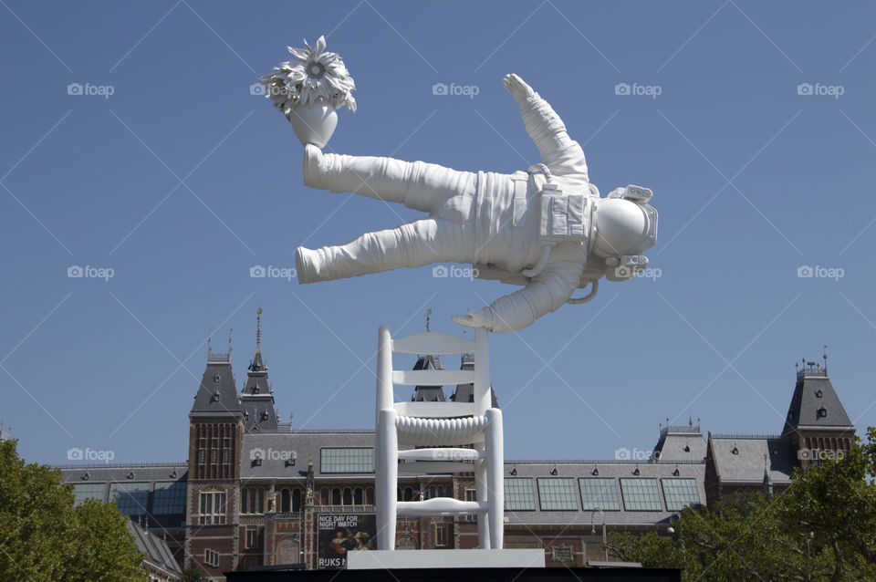 Artwork From Joseph Klibansky At The Museumplein Square At Amsterdam The Netherlands 2018