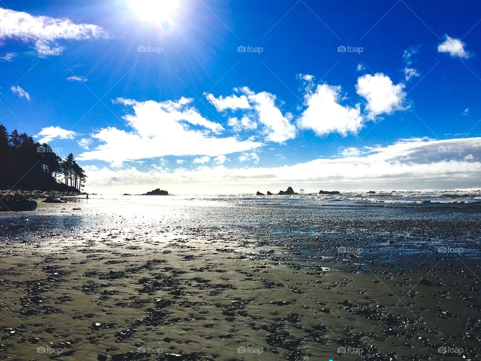 Ruby Beach Sunrays