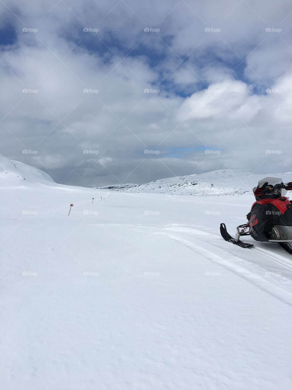 Winter in the mountain 