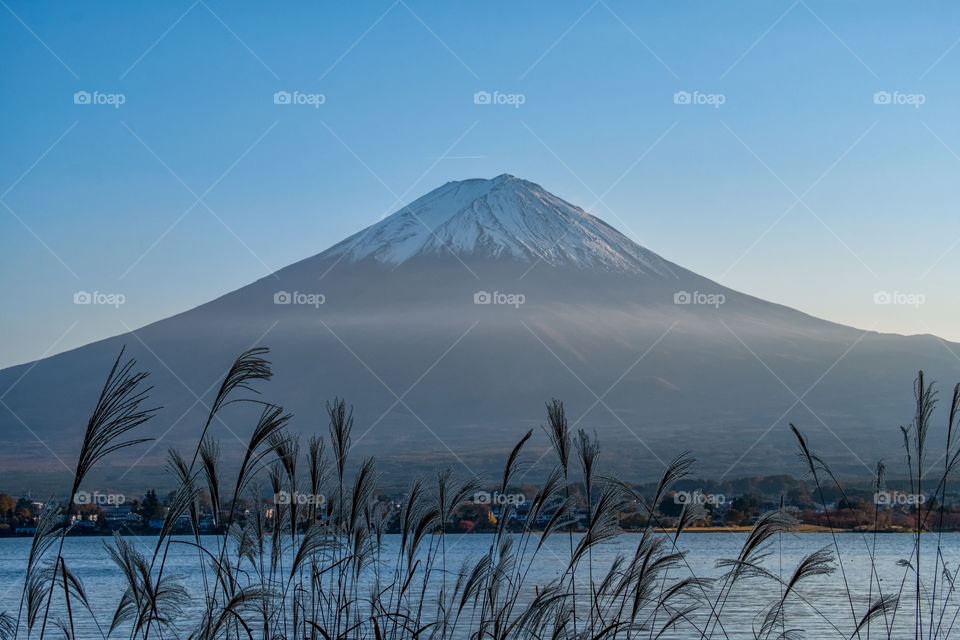 Nice view of Fuji mountain