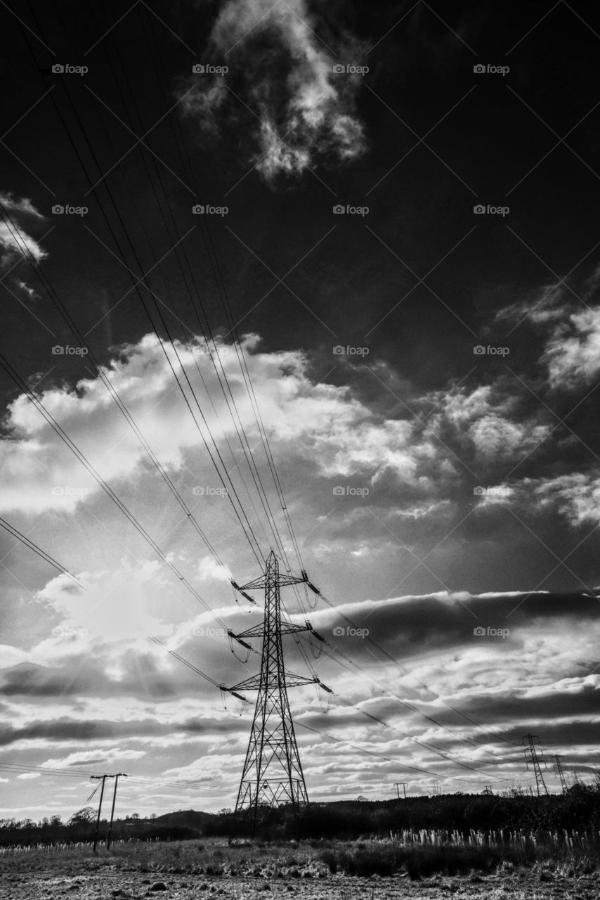 Pylon . Countryside 