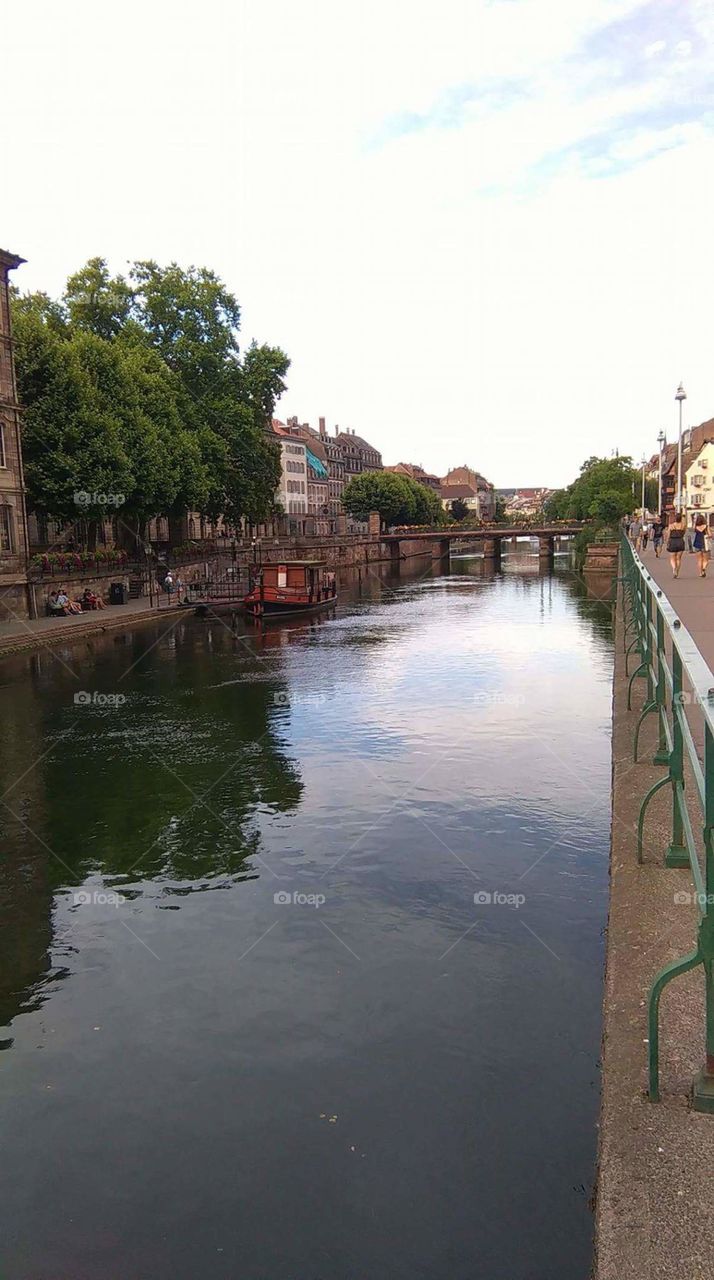 Water, River, Bridge, Canal, Travel