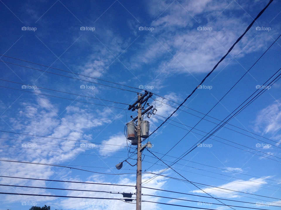 sky light blue lines by vickikl3