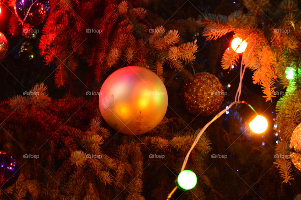 New year, winter, holiday, gerljandy, toys, spruce, tree,