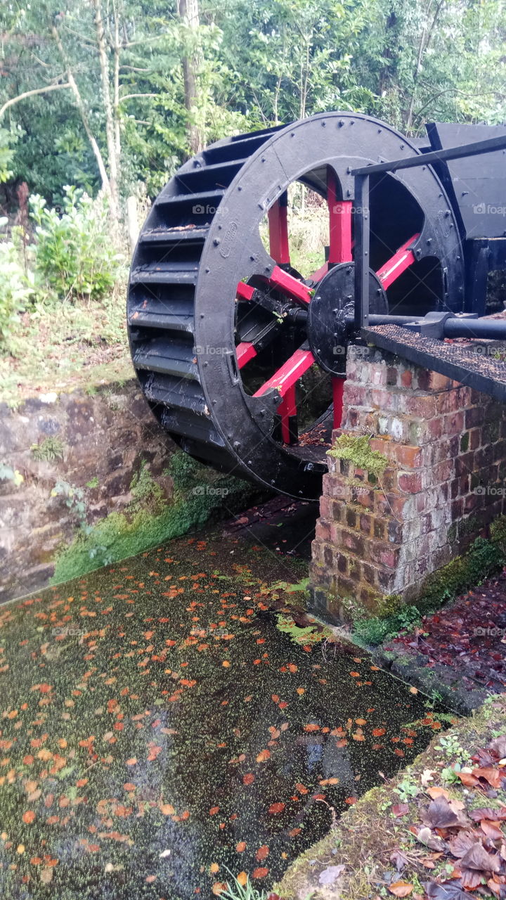 A traditional watermill in ulster folk museum