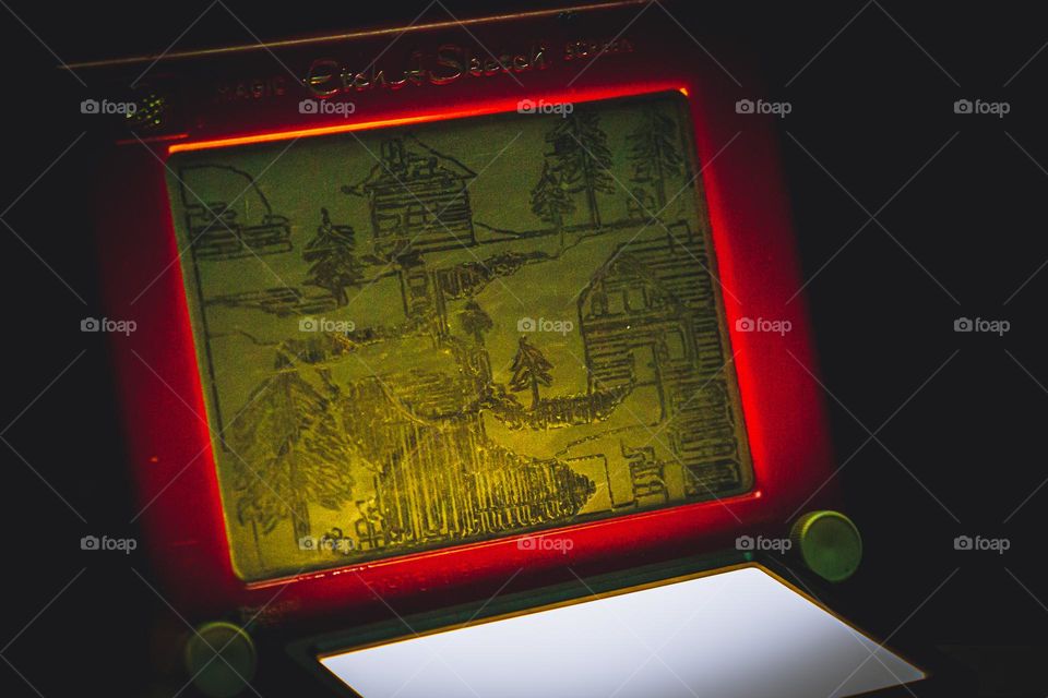 Etch a sketch desolation.