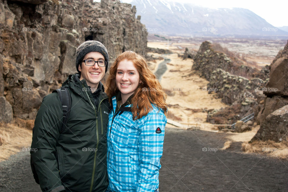 Couple in Iceland 