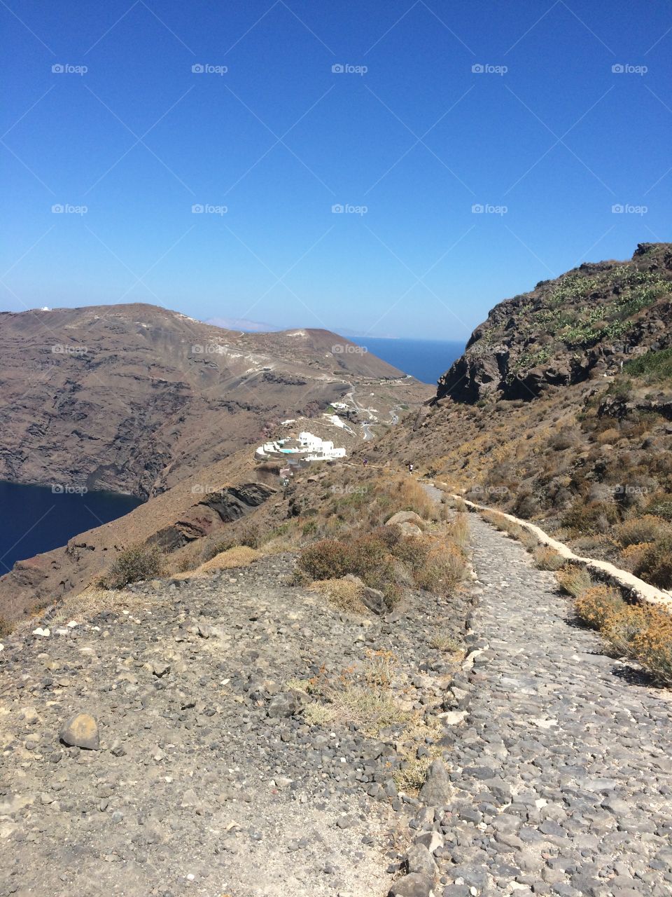 Caldera trail Santorini 
