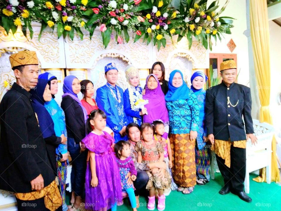 The weding from distrik west java indonesia