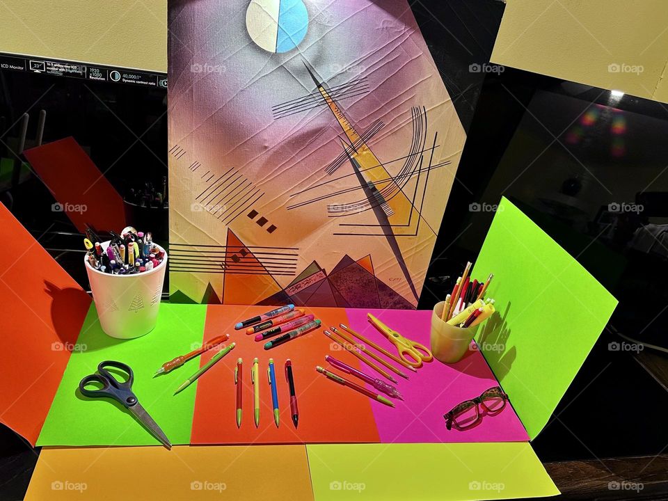 A Desk Where You Work, Learn, or Create - Architectural work - My workspace is my happy place. It’s where I can be myself and be surrounded by the things I love.