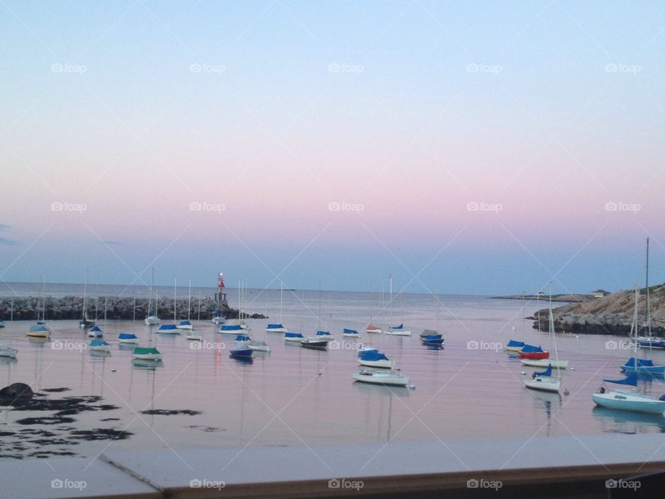 Sailboats resting