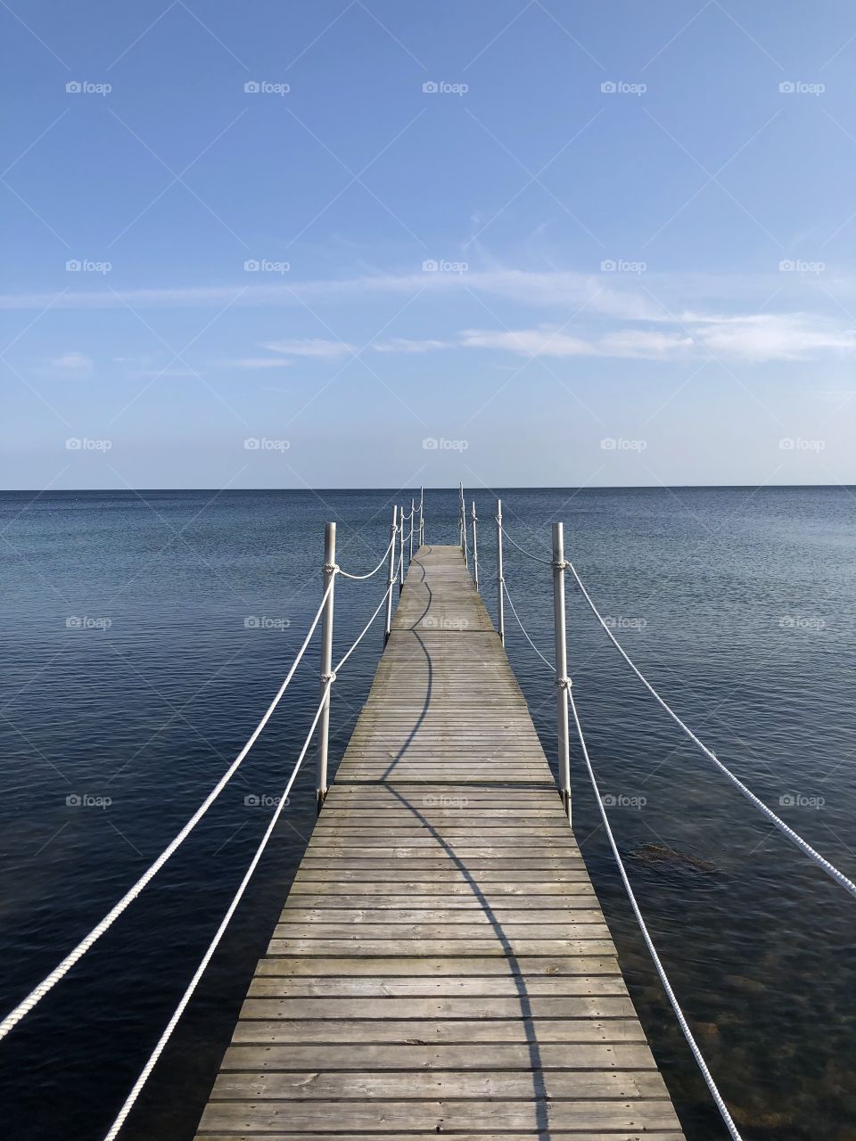 Seaside by the bridge, Skåne, Abbekås, Sweden