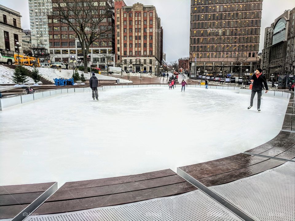 Ice Skating in Quebec City