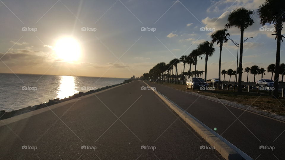 Tampa Florida sunset