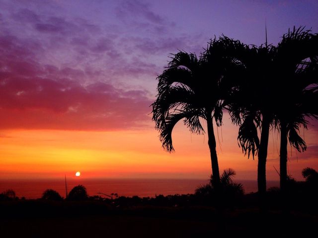 Setting sun