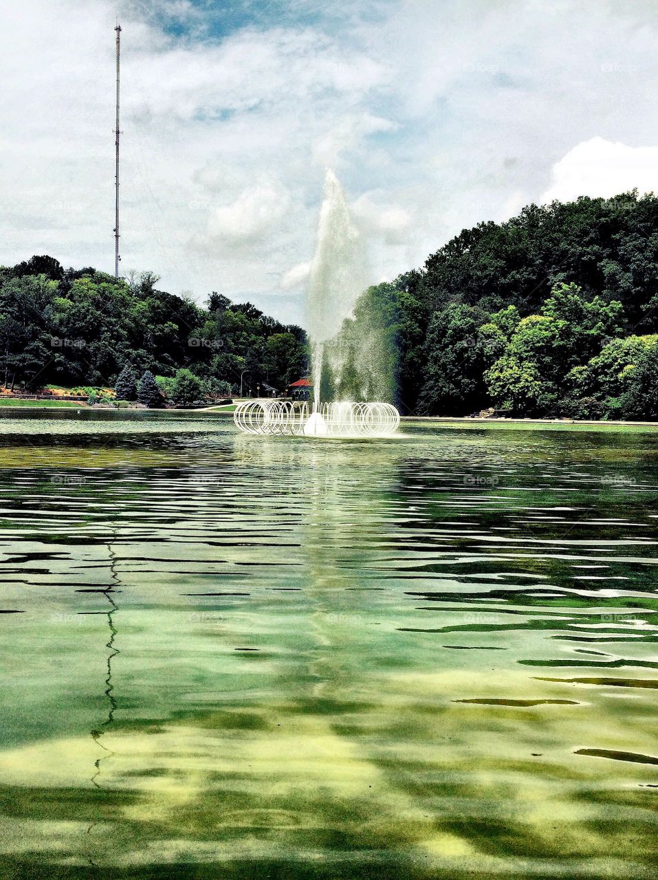 Fountain in Eden park 