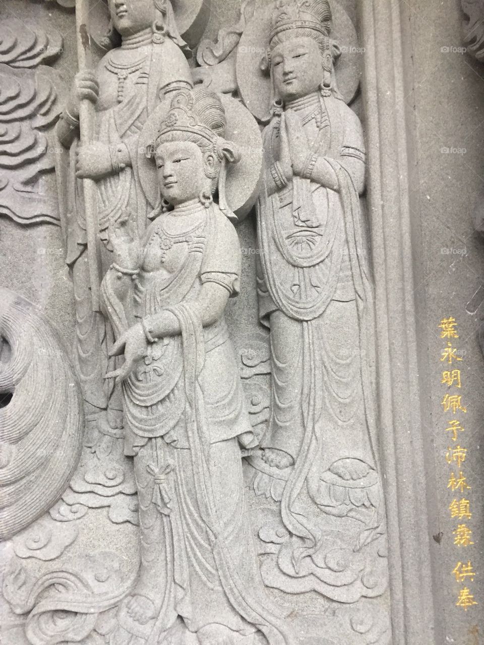 Buddha’s Servants at Po Lin Monastery, Ngong Pin Village, Lantau Island, in Hong Kong