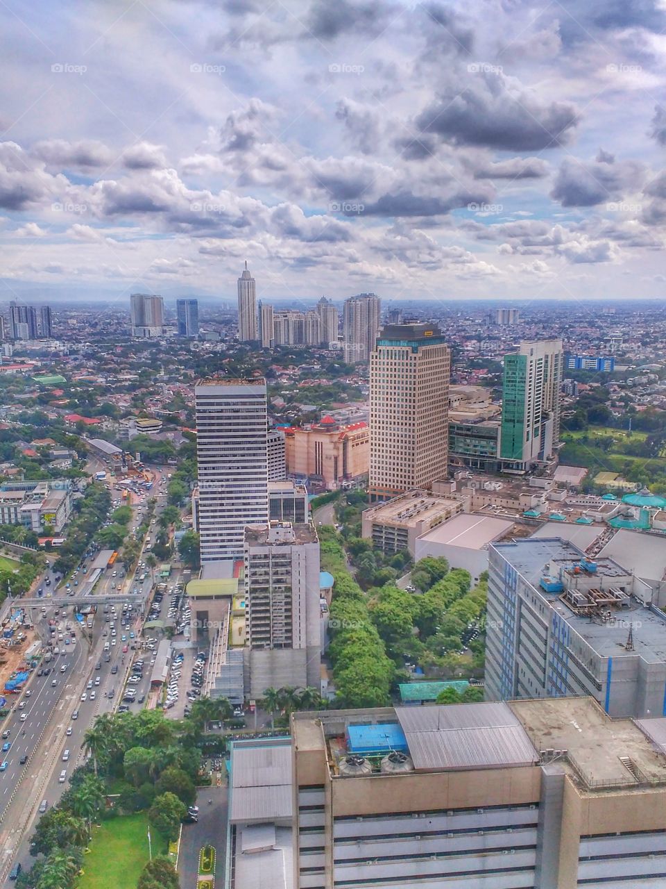 hot day in the suburbs