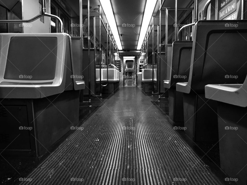 Shot from inside the Septa Orange Line 