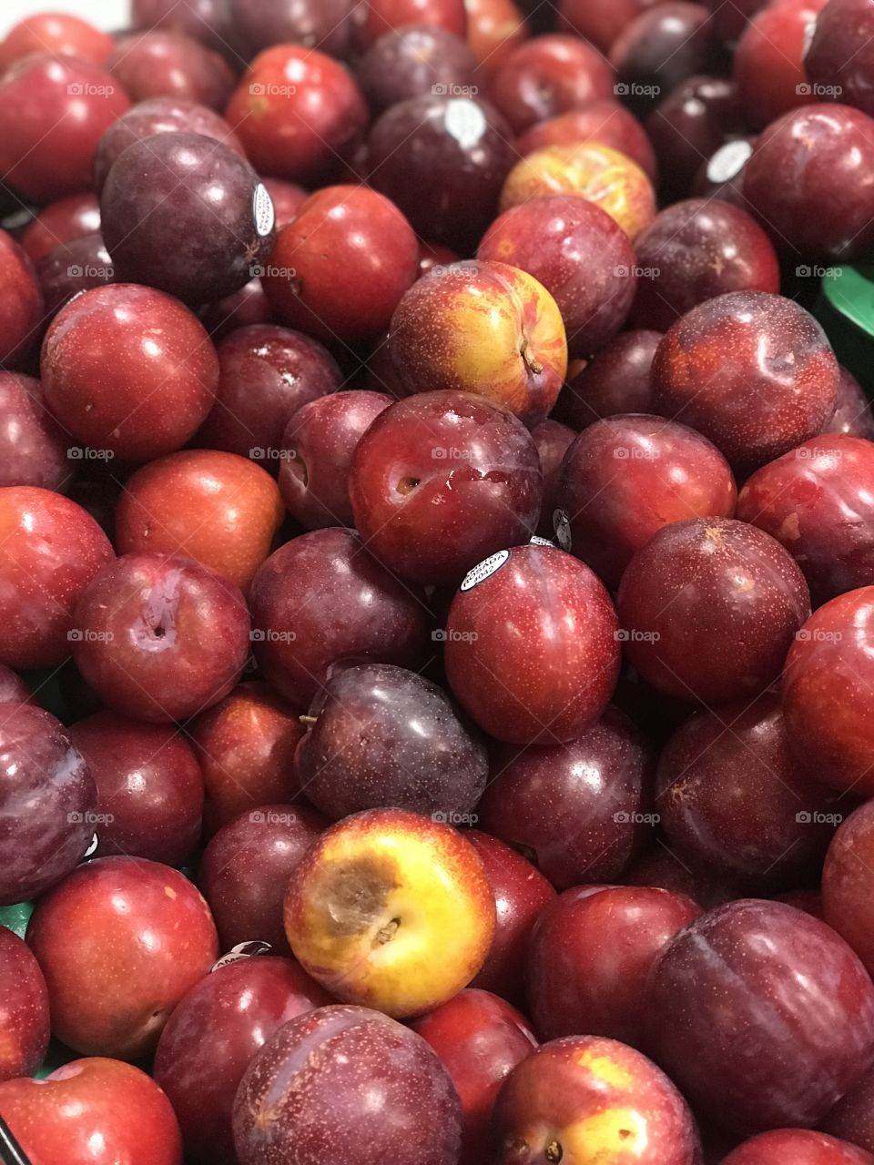 Red cherries of brasil