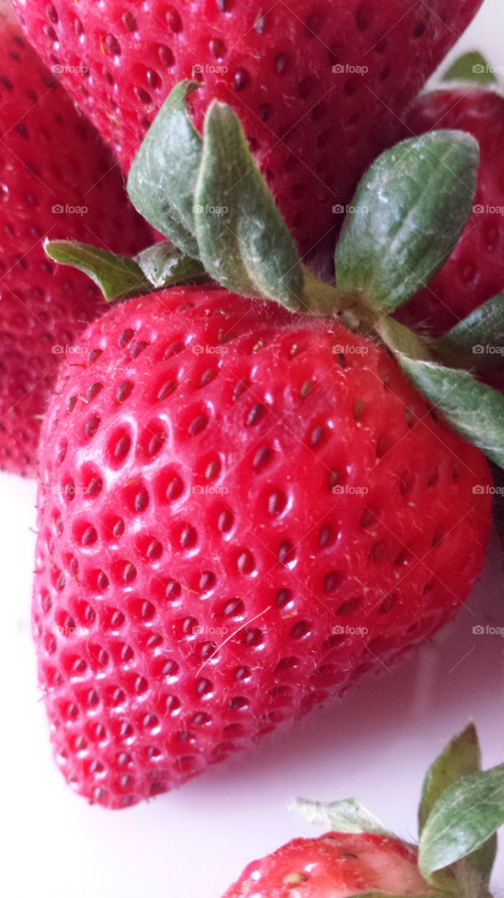 strawberry. red fruit