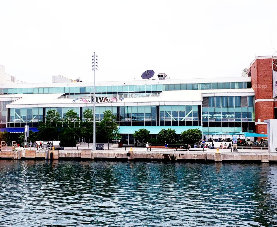 View of Navy Pier from Lake Michigan
