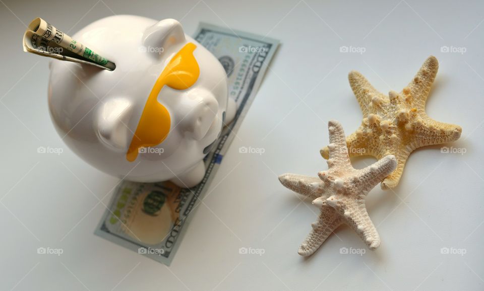 No Person, Wealth, Starfish, Money, Still Life