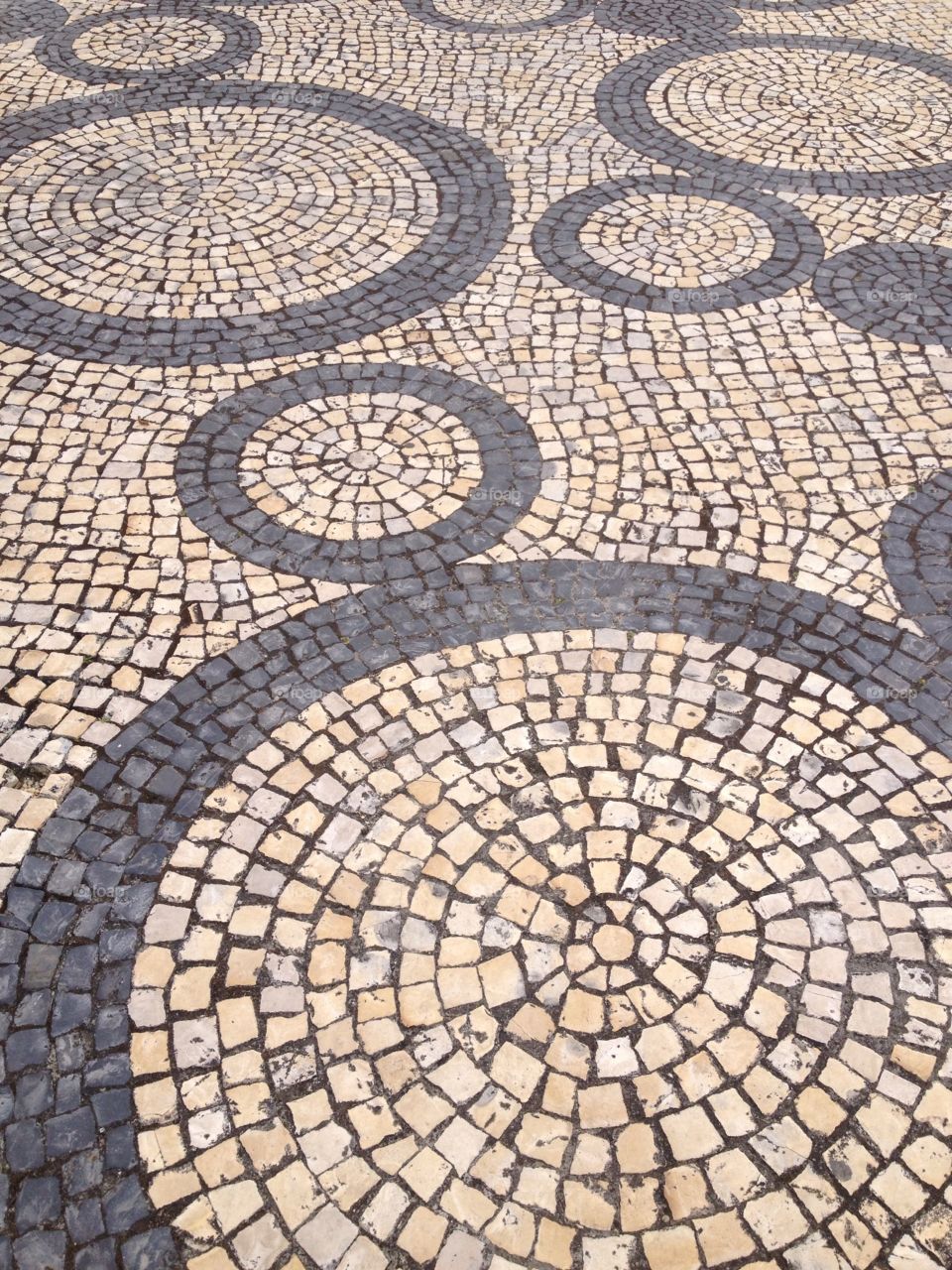 Portuguese mosaic paving 