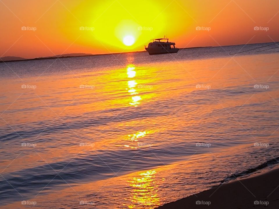 Sunrise on the Red Sea