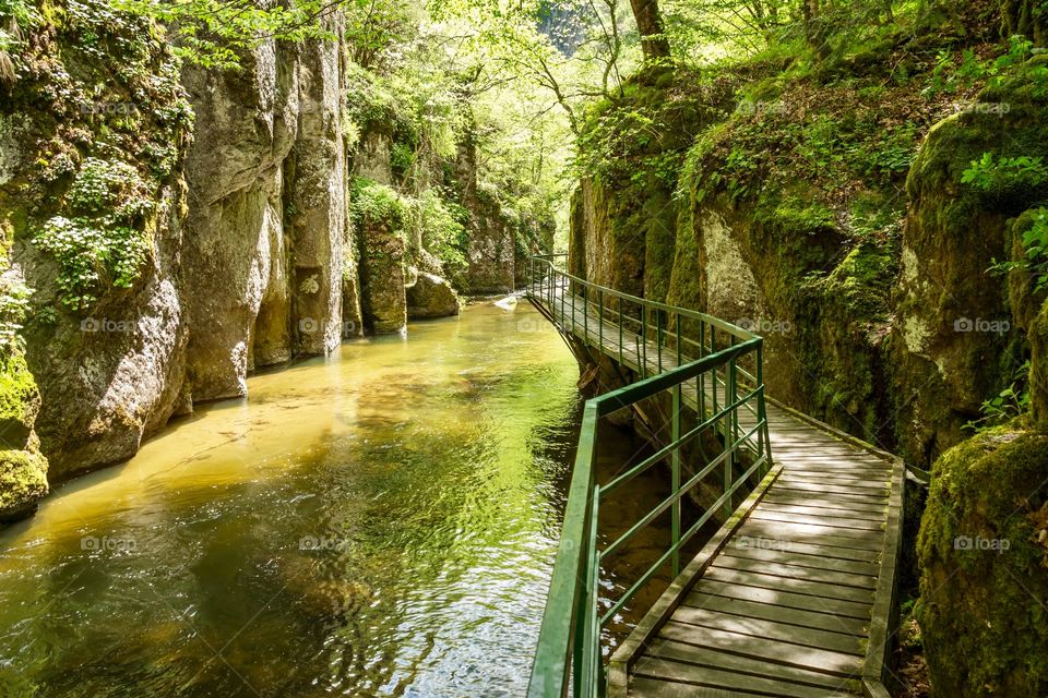 Eco trail - Strouilitsa-Lukata, twisted and turns in the gorge of Devinska River, Rhodope Mountain, Bulgaria