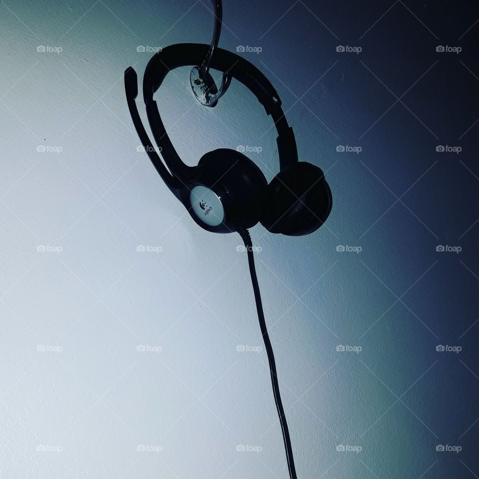 My headphone. My very special amulet. The power of an ESL Online Teacher.