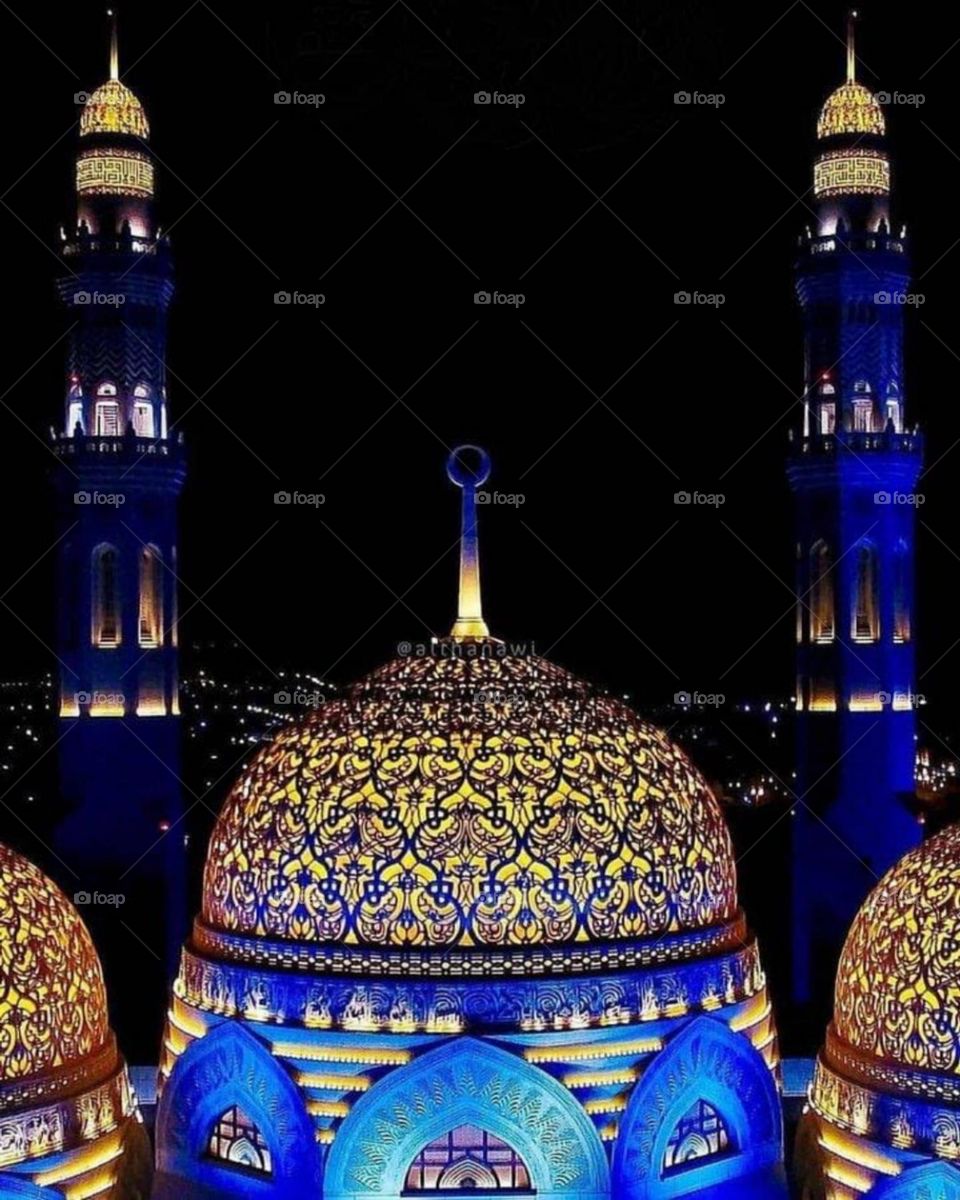 Beautiful architectural decoration in the Sultanate of Oman.