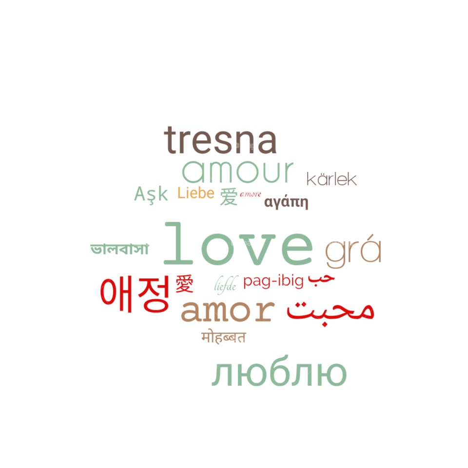 love in different language