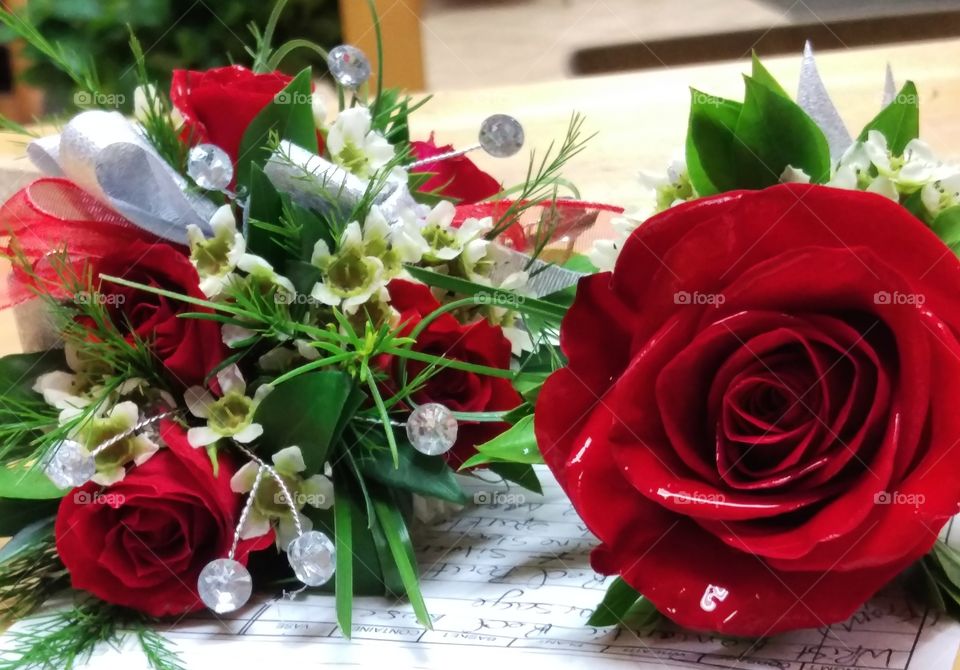 Rose, Bouquet, Wedding, Gift, Romance