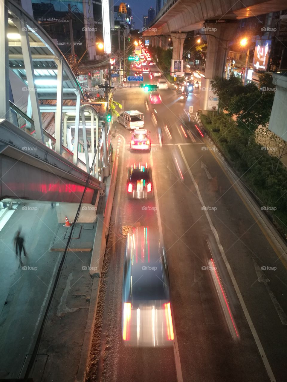 Bangkok city during night