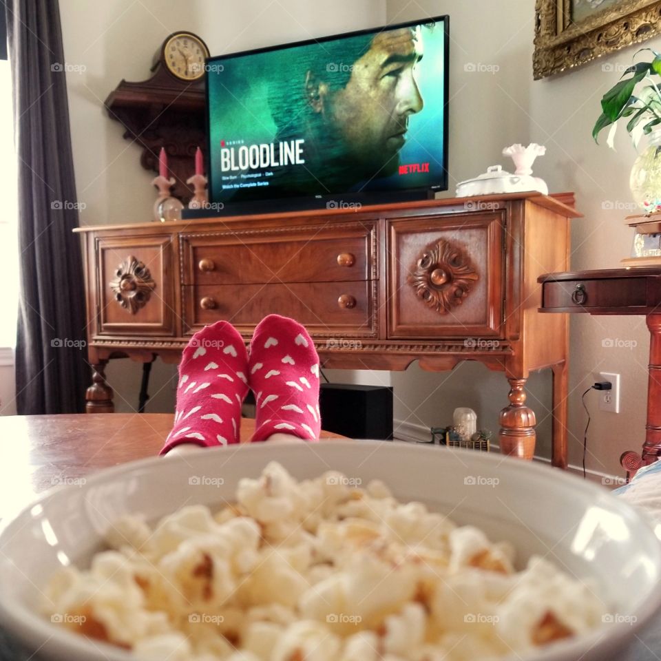 Popcorn and Bloodline on Netflix