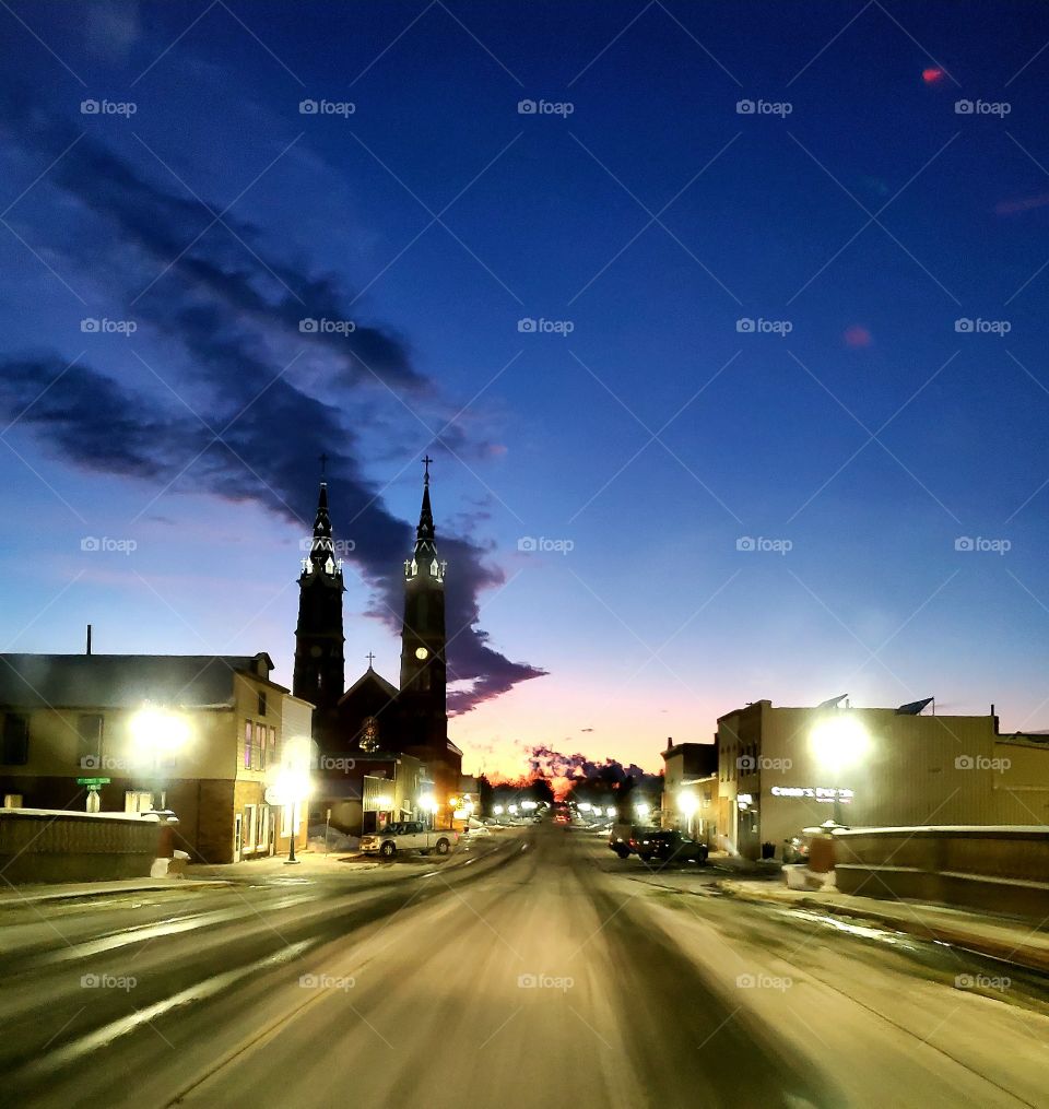 night life small town