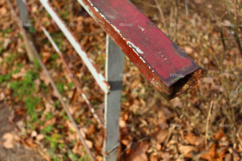 metal structure outdoors