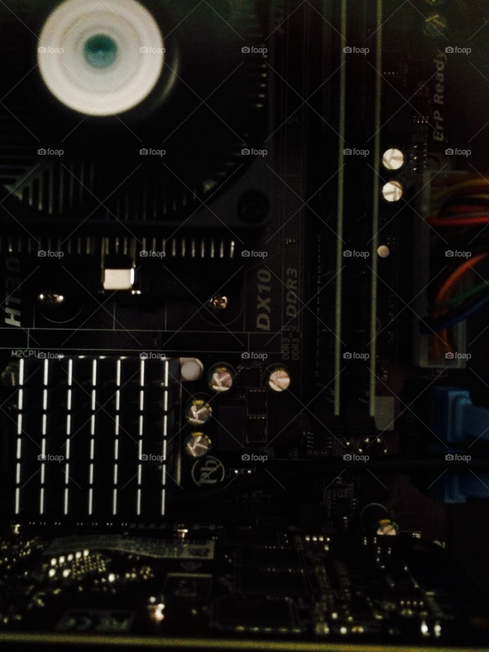 Inside a computer