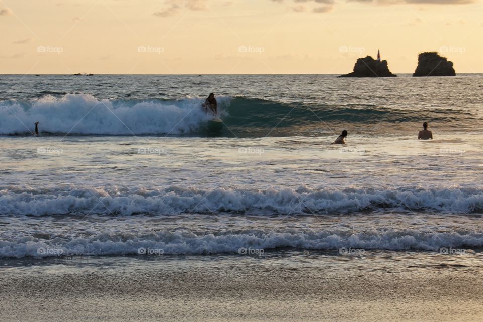 Surfing in Costa Rics