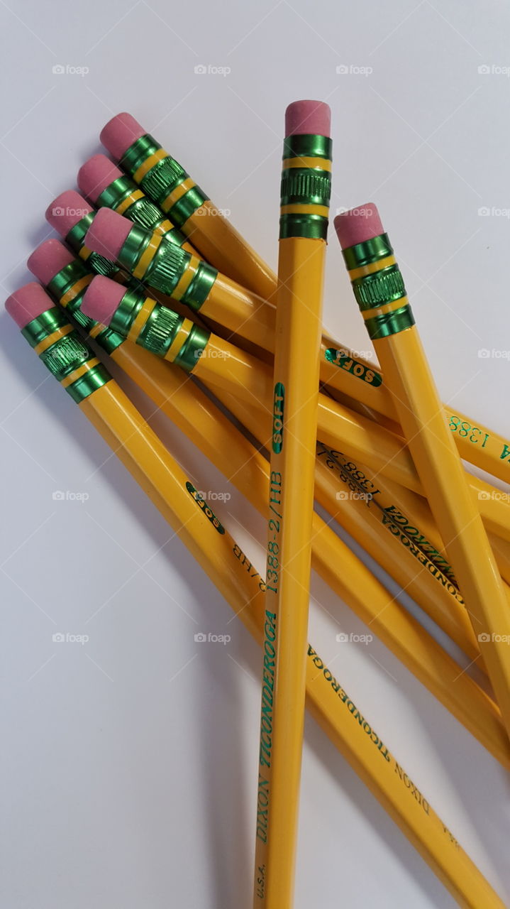 yellow pencils