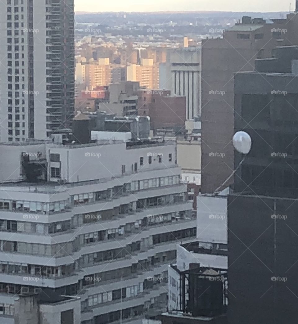 Balloon over New York City